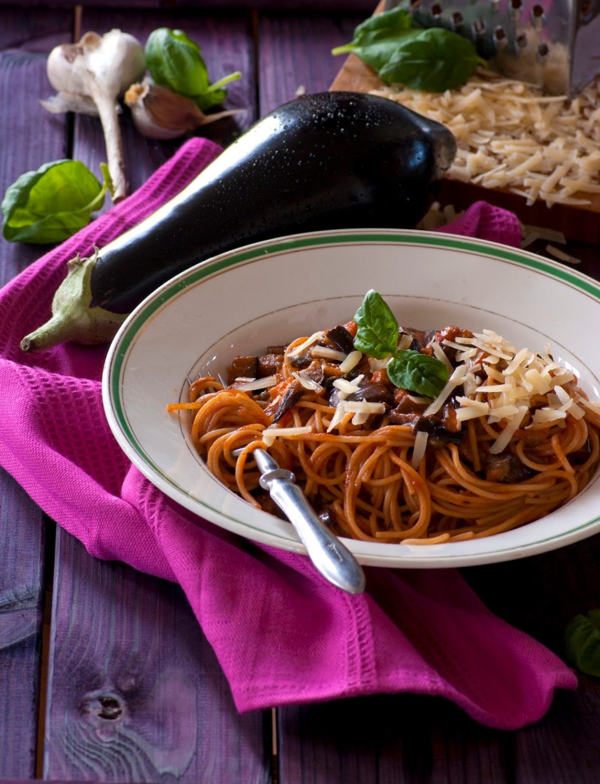 Baklažaaniga pastaroog ehk Pasta alla Norma