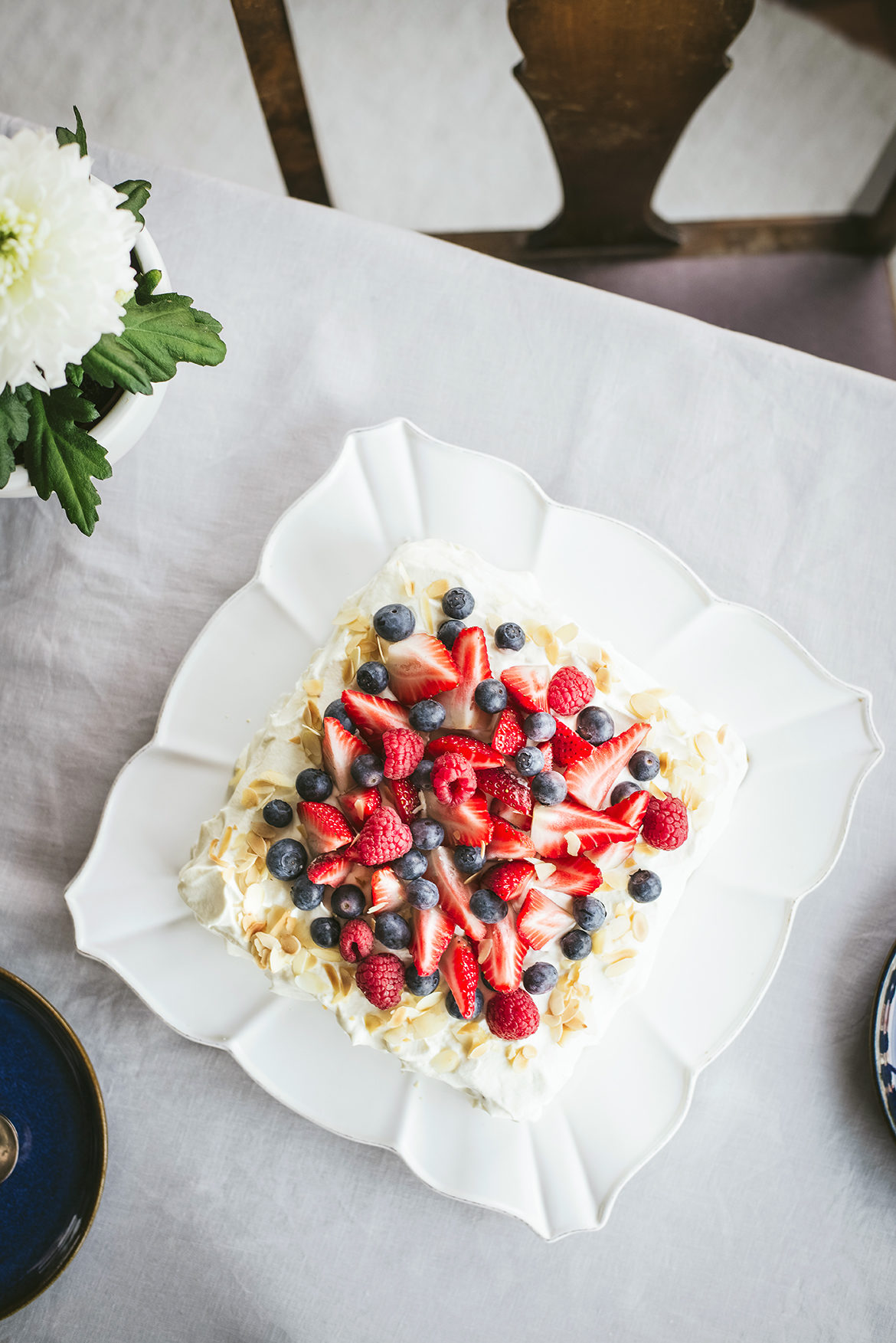 Küpsisetort kohupiima ja martsipaniga