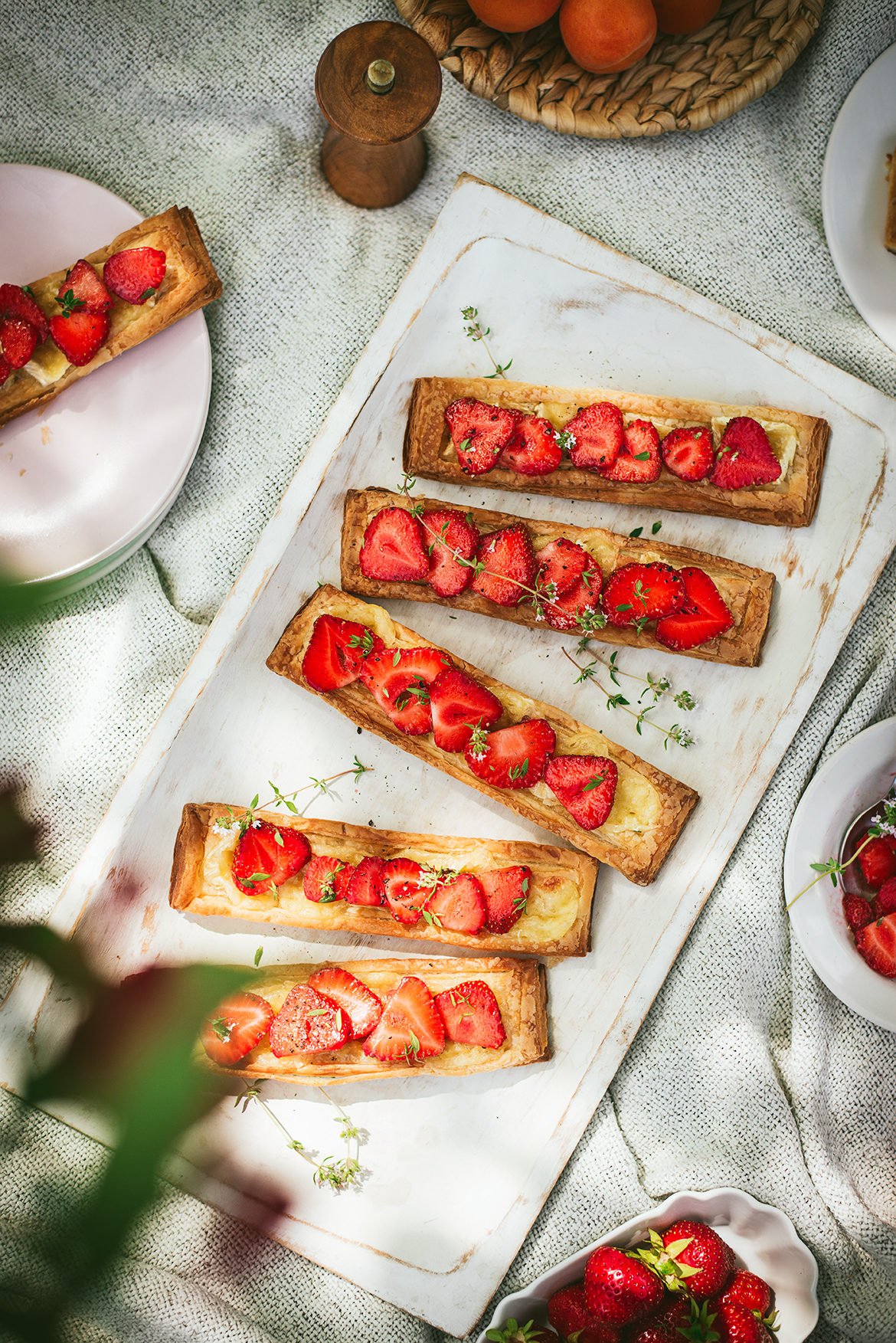 Maasika-brie lehttainaampsud