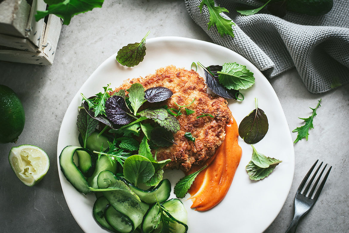 Krõbe kana pankoga ehk orientaalne šnitsel