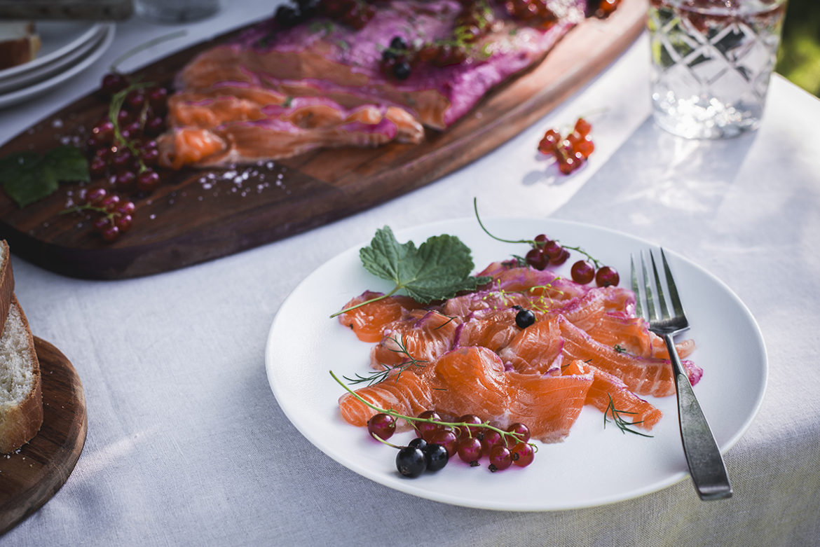 Õrnsoolaforell sõstardega