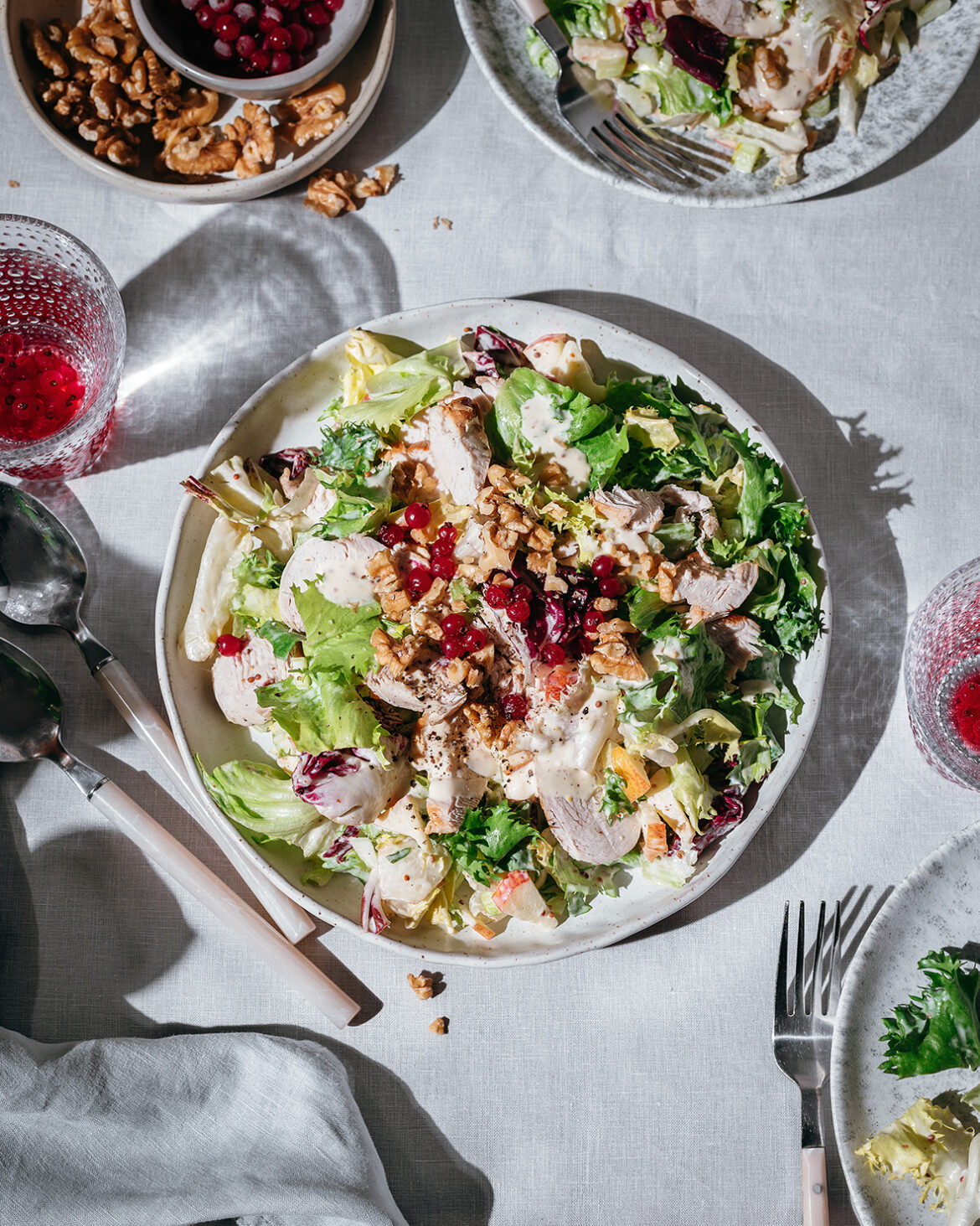 Waldorfi salat kanaga